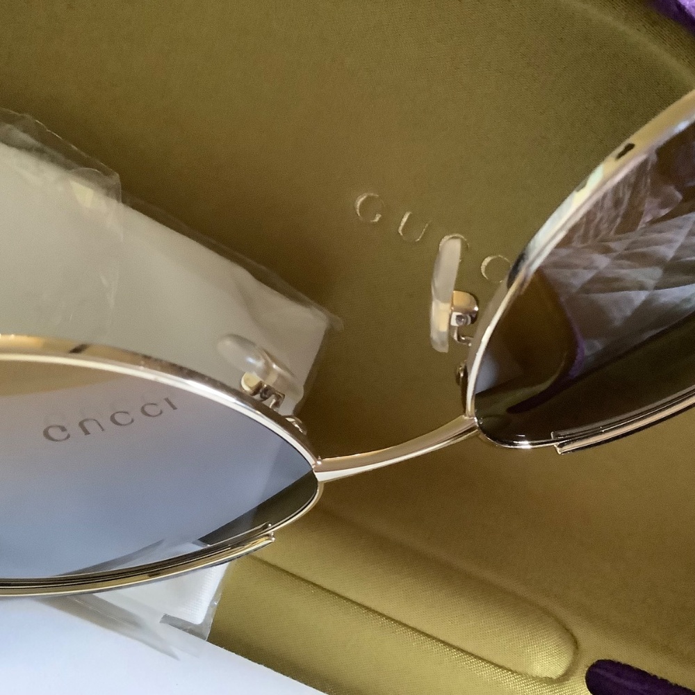Gucci Women's Oversized Square Sunglasses, 58mm Blue Radiant - Picture 12 of 15